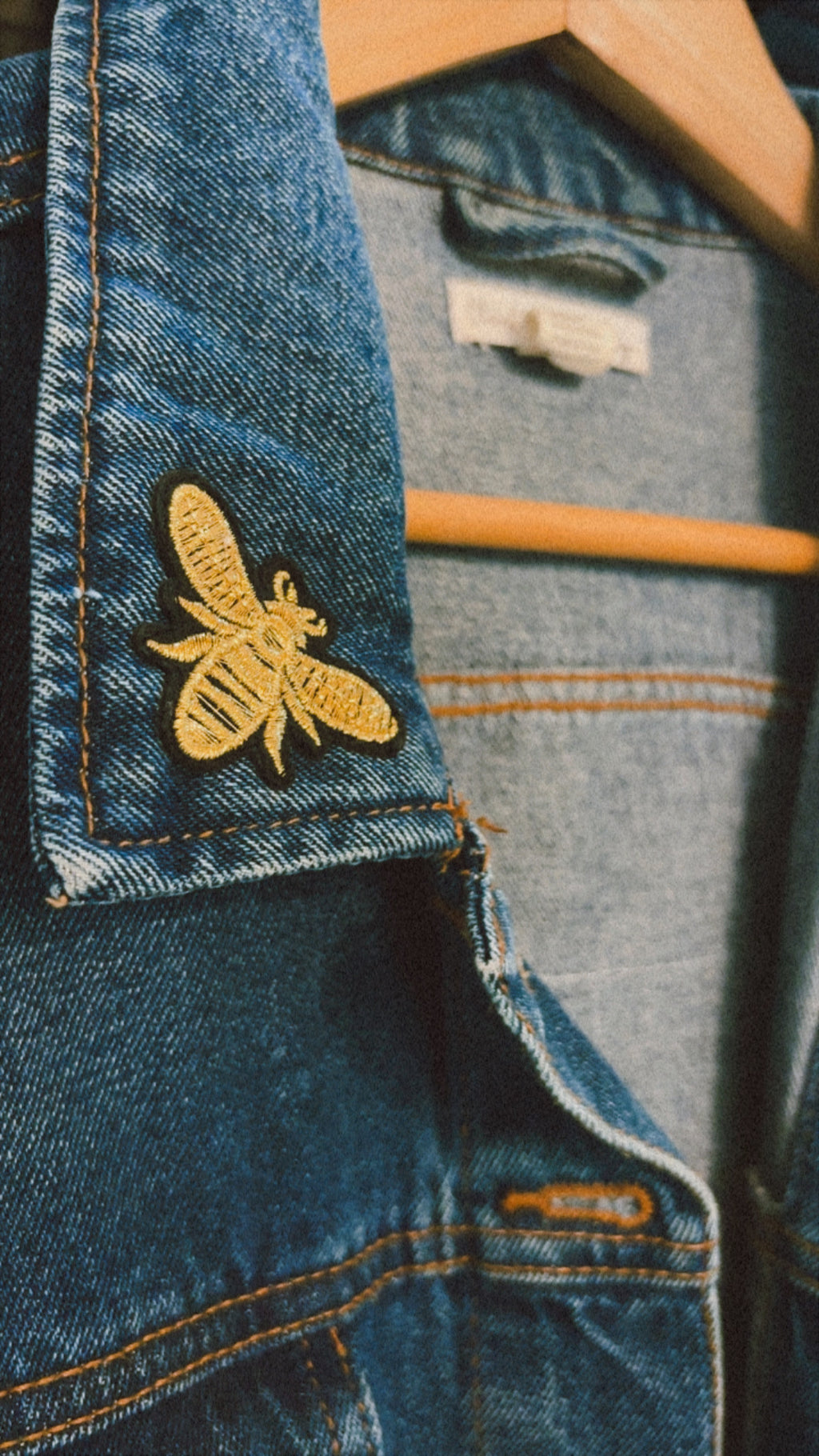 GRATEFUL HEART - Upcycled Denim Jacket
